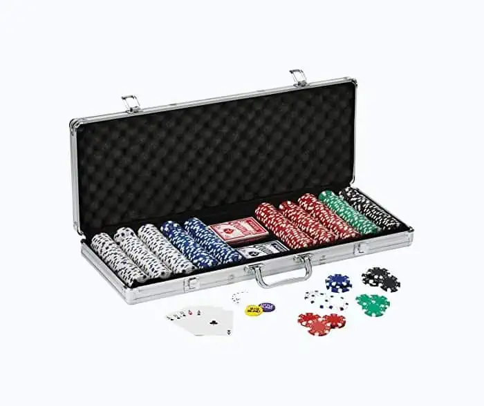 Product Image of the Poker Chip Set With Aluminum Case