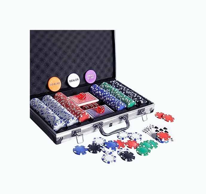 Product Image of the Poker Set With Aluminum Case