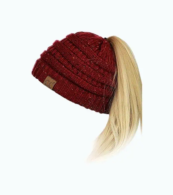 Product Image of the Ponytail Beanie Hat