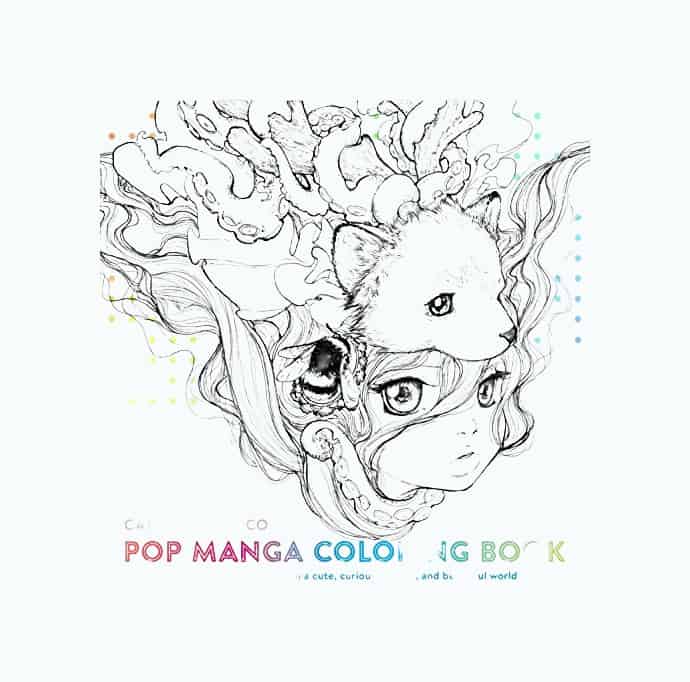 Product Image of the Pop Manga Coloring Book