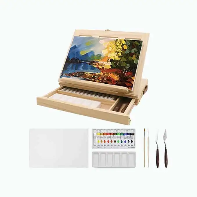 Product Image of the Portable Wooden Art Easel