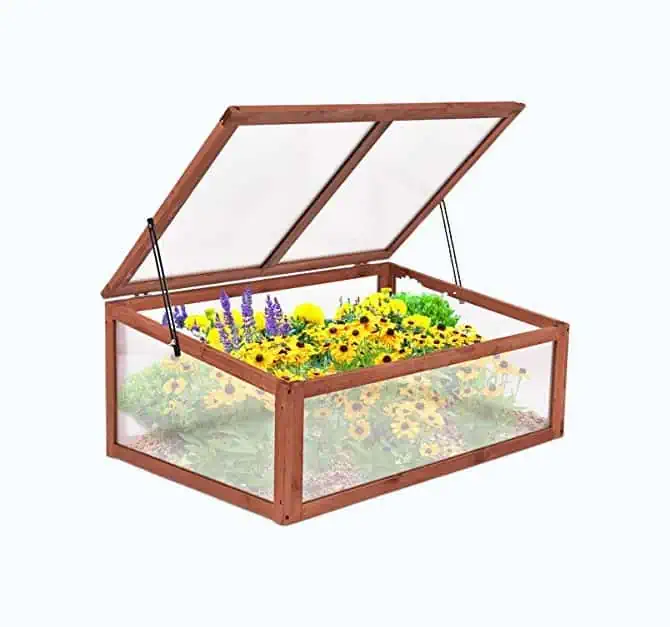 Product Image of the Portable Wooden Greenhouse