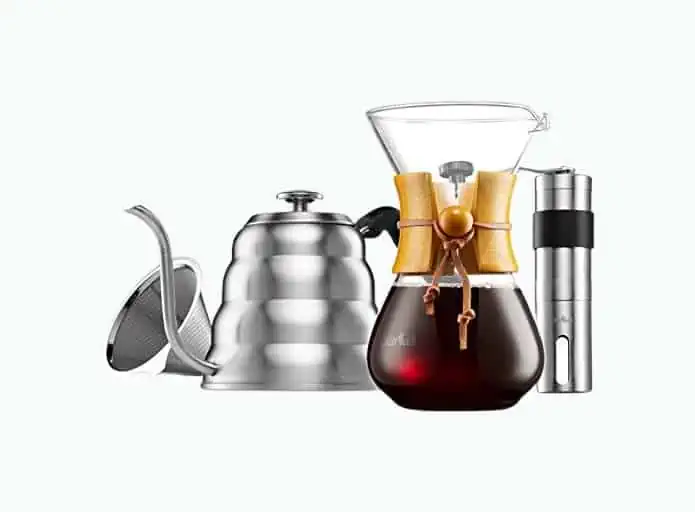 Product Image of the Pour-Over Coffee Maker Set