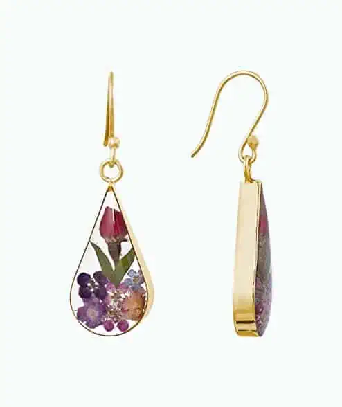 Product Image of the Pressed Flower Earrings