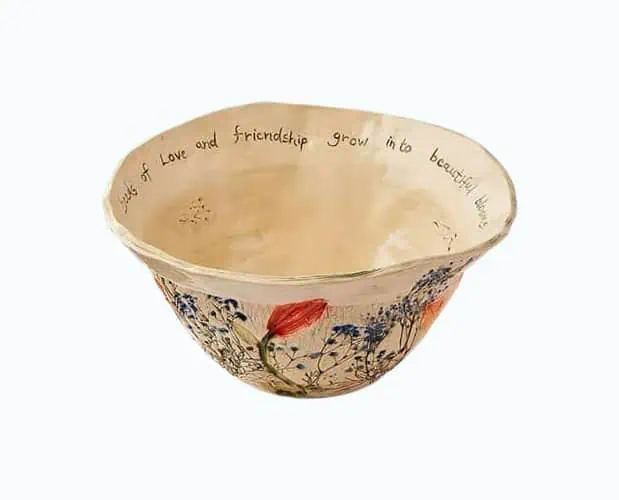 Product Image of the Pressed Garden Of Love Serving Bowl