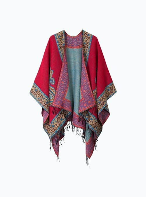 Product Image of the Printed Poncho