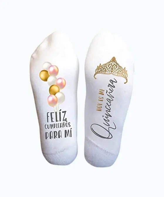 Product Image of the Quinceañera Socks