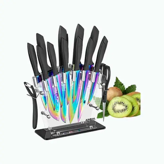 Product Image of the Rainbow Knife Set