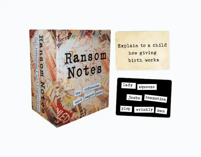 Product Image of the Ransom Notes Word Magnet Party Game