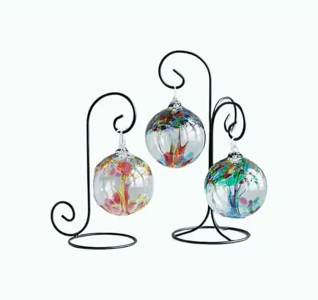 Product Image of the Recycled Glass Tree Globes