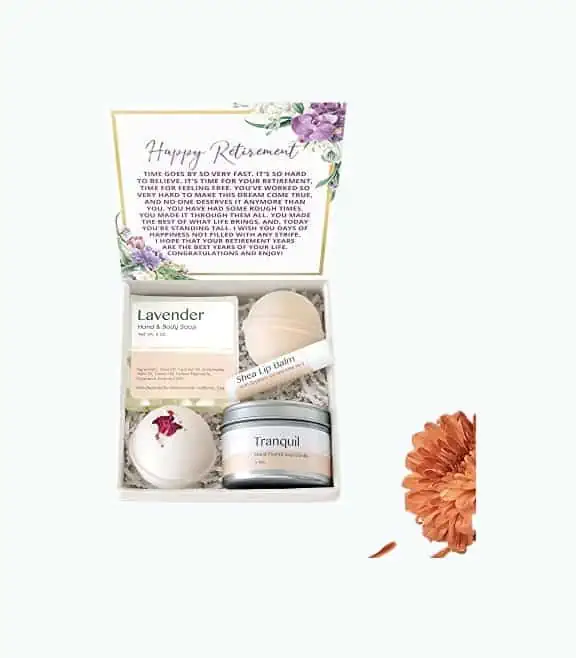 Product Image of the Retirement Spa Gift Box Set