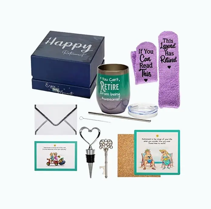 Product Image of the Retirement Wine Gift Set