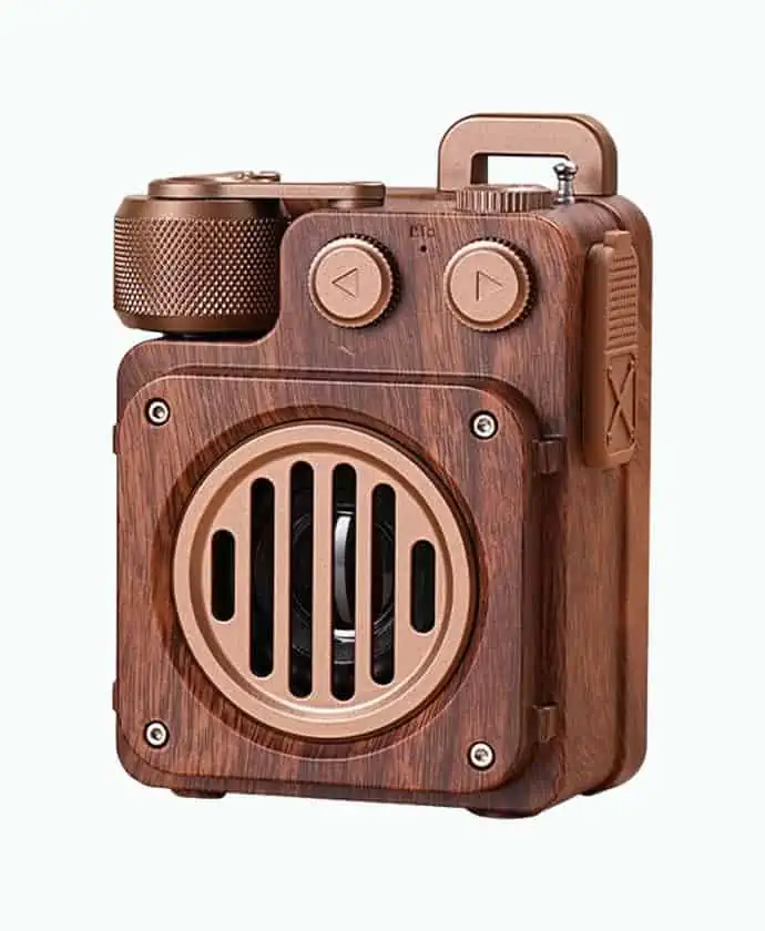 Product Image of the Retro Radio Bluetooth Speaker