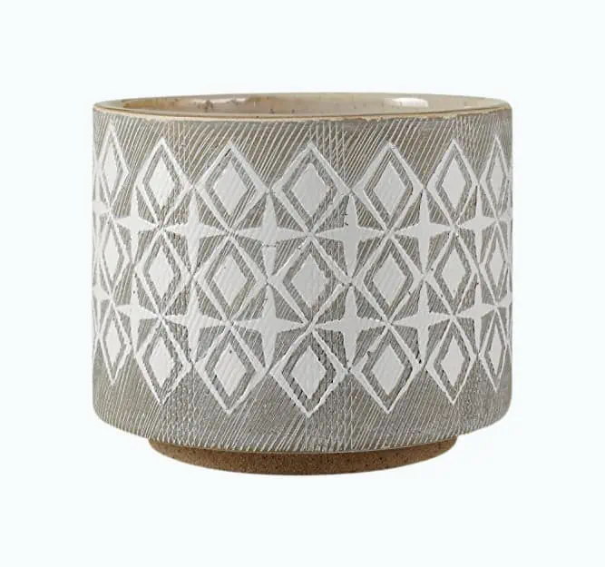 Product Image of the Rivet Geometric Ceramic Planter Pot