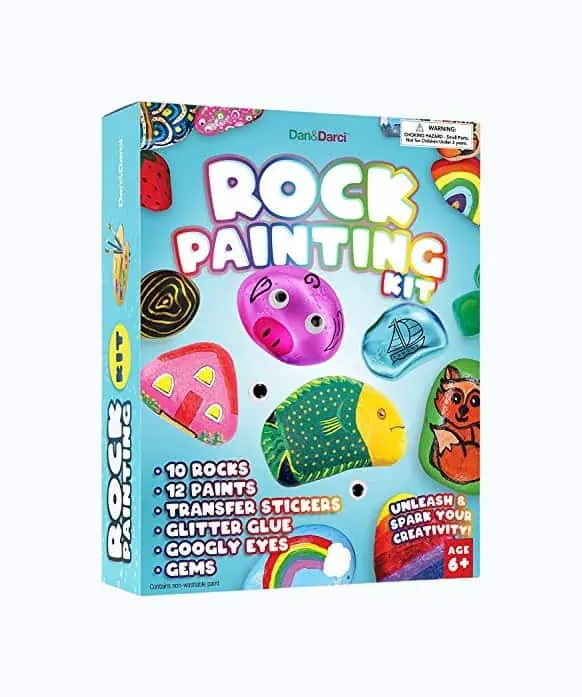 Product Image of the Rock Painting Kit for Kids