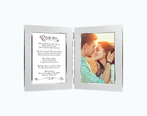 Product Image of the Romantic Poem & Photo Frame