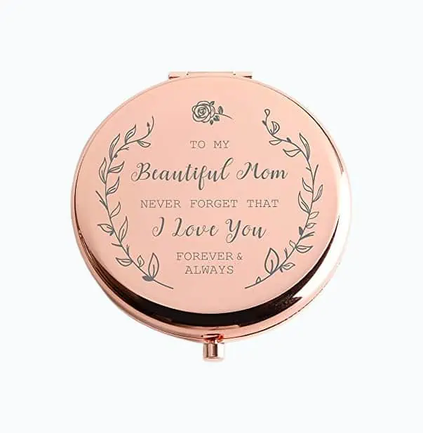 Product Image of the Rose Gold Compact Makeup Mirror Gifts For Mom