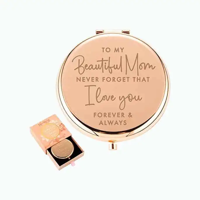 Product Image of the Rose Gold Compact Mirror