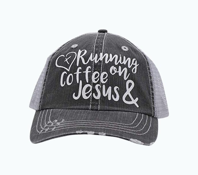 Product Image of the Running on Coffee & Jesus Hat