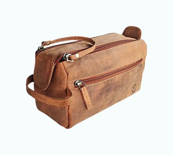 Product Image of the Rustic Town Leather Toiletry Bag
