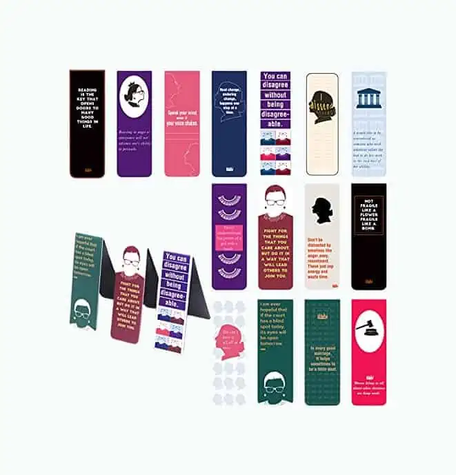 Product Image of the Ruth Bader Ginsburg Magnetic Bookmarks