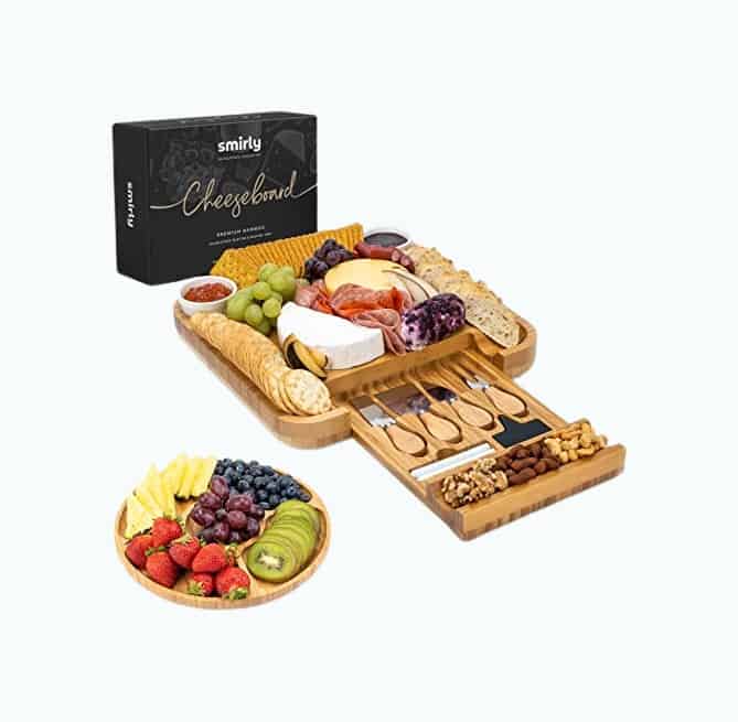 Product Image of the SMIRLY Cheese Board and Knife Set