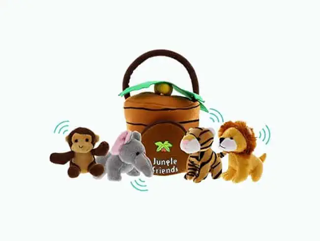 Product Image of the Safari Stuffed Animals Set