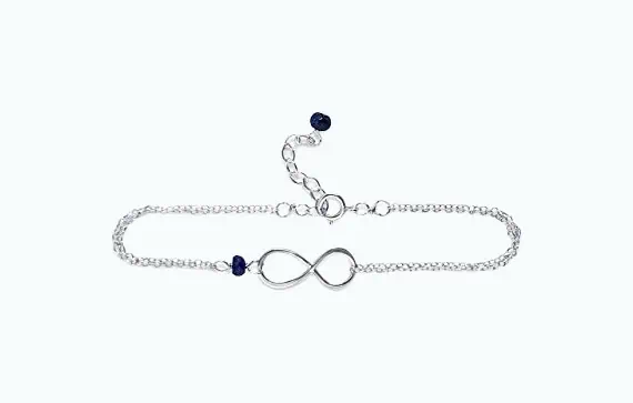 Product Image of the Sapphire Infinity Bracelet