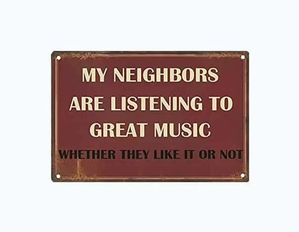Product Image of the Sarcastic Music Lover Sign