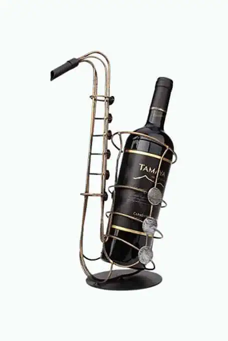 Product Image of the Saxophone Wine Rack