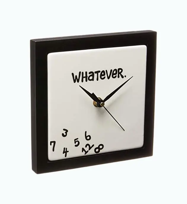 Product Image of the Scrambled Numbers Wall Clock