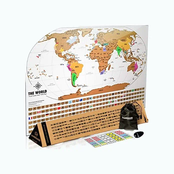 Product Image of the Scratch Off Map Of The World