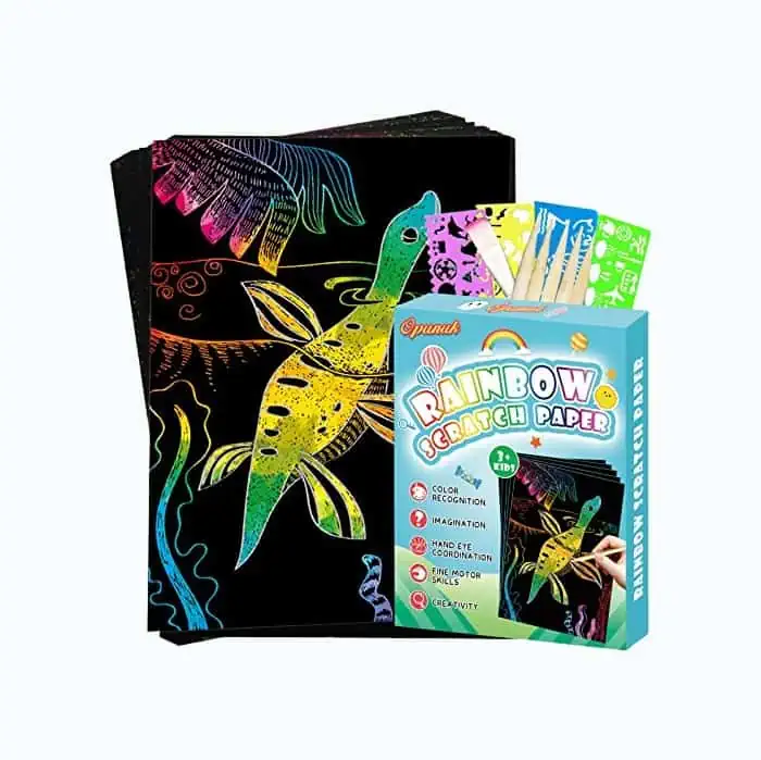 Product Image of the Scratch Paper Art Set
