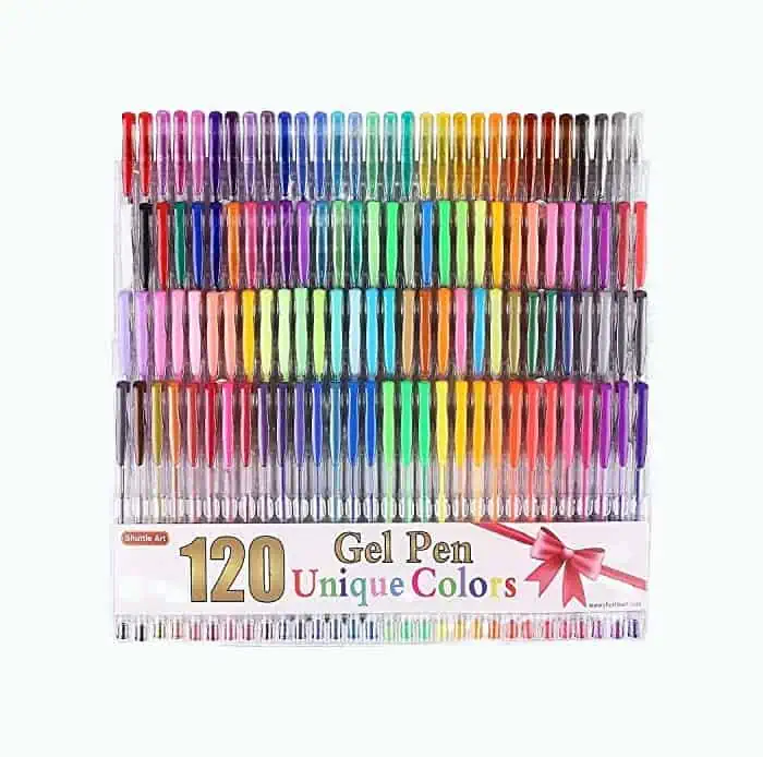 Product Image of the Set Of 120 Gel Pens
