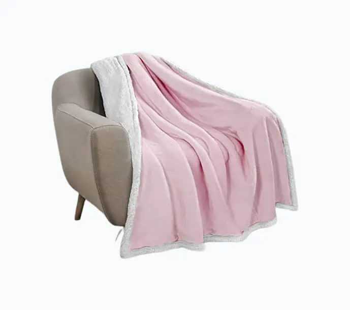 Product Image of the Sherpa Fleece Throw Blanket