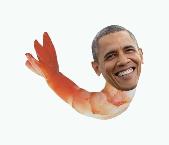 Product Image of the Shrimp Obama Magnet Decal