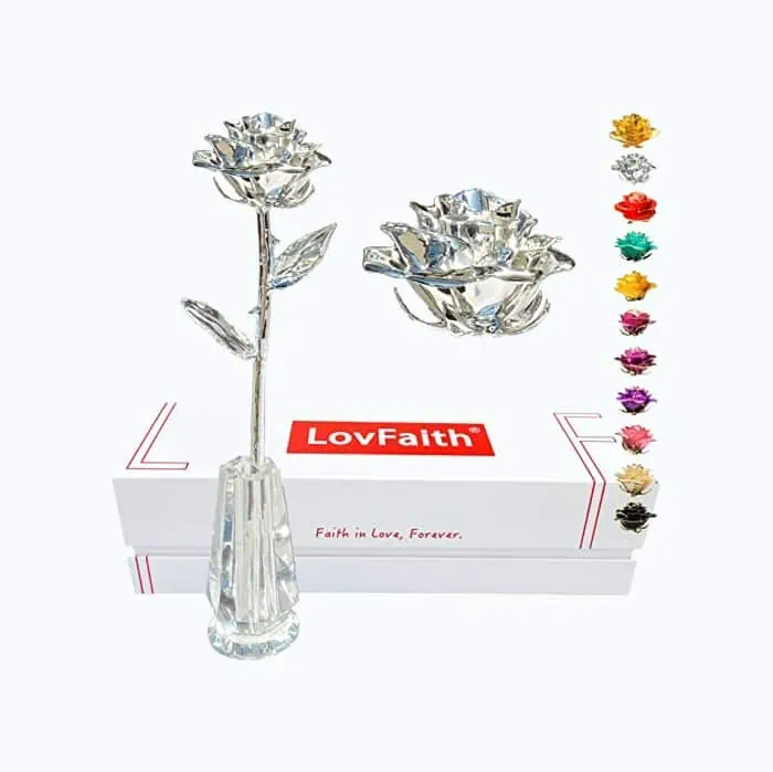 Product Image of the Silver Dipped Rose