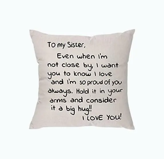 Product Image of the Sister Pillow Cover