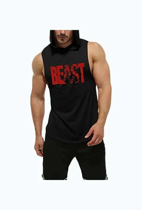 Product Image of the Sleeveless Hooded Tank