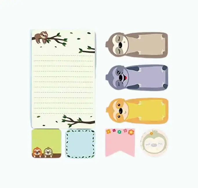 Product Image of the Sloth Sticky Notes Set