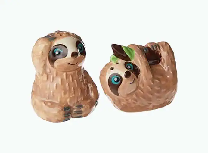 Product Image of the Slow Sloth Salt & Pepper Shakers