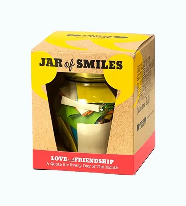 Product Image of the Smiles by Julie - Love and Friendship Quotations in a Jar