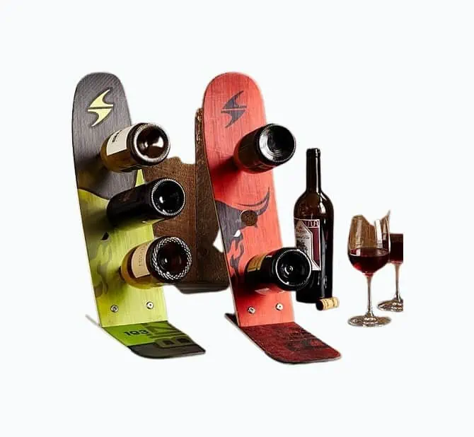 Product Image of the Snow Ski Wine Rack