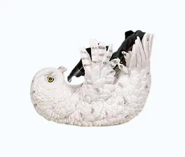 Product Image of the Snowy Owl Wine Bottle Holder