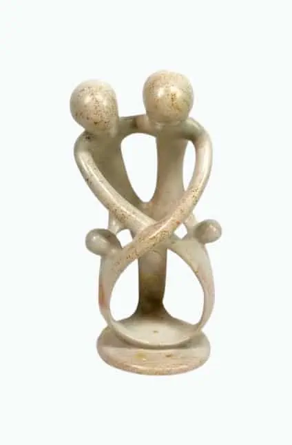 Product Image of the Soapstone Family Sculpture