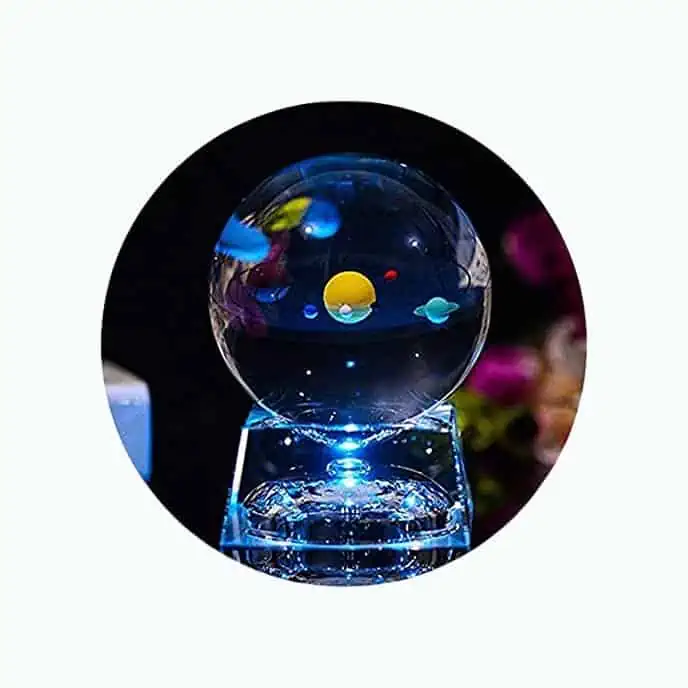 Product Image of the Solar System 3D Crystal Ball