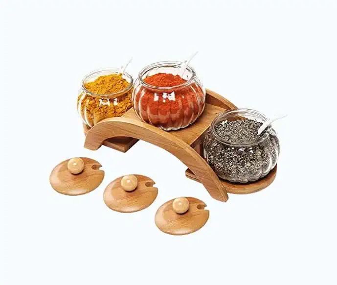 Product Image of the Spice Jar Display Set