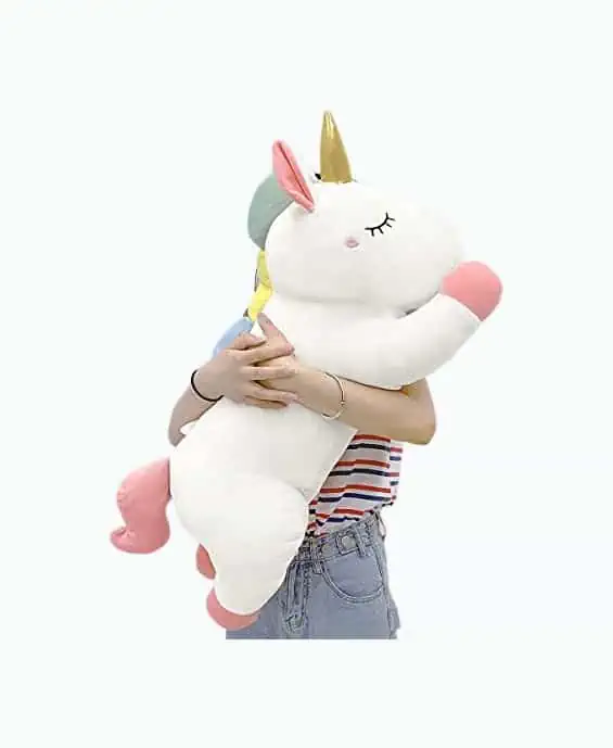 Product Image of the Squishy Plushie Unicorn Pillow