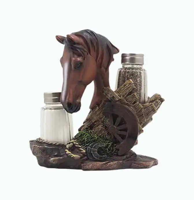 Product Image of the Stallion Salt And Pepper Shaker Set