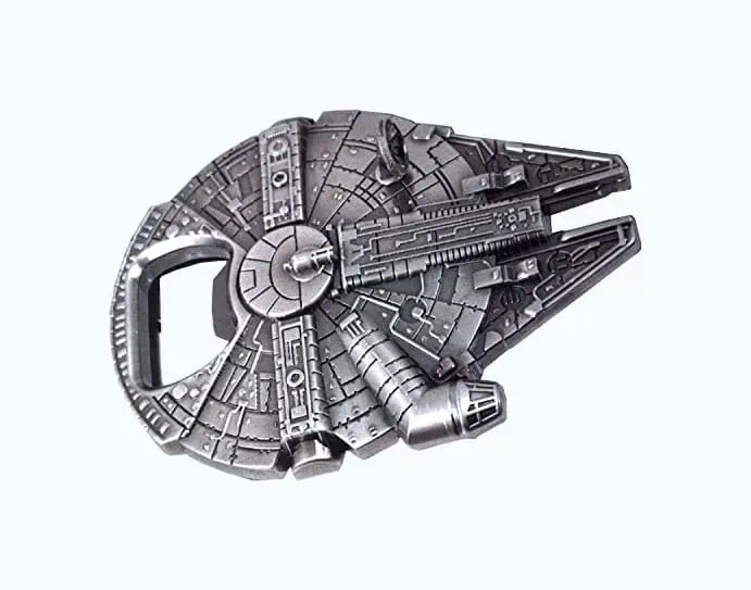 Product Image of the Star Wars Millenium Falcon Metal Bottle Opener